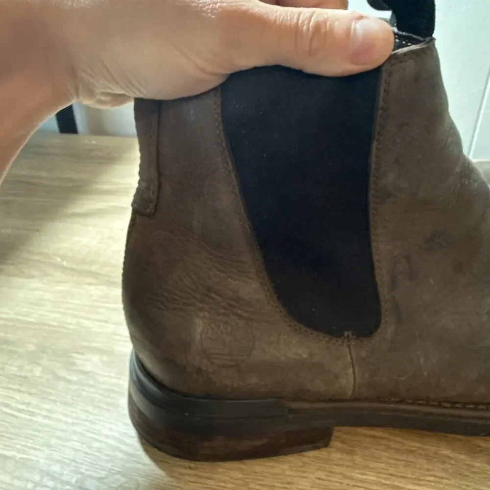 Timberland Mens Leather Chelsea Boots Size 10M 86550 1778 A3
